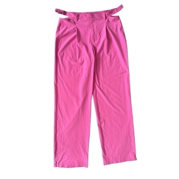 ALO Yoga Pink Eliminate midrise Trouser Pants - Picture 6 of 10